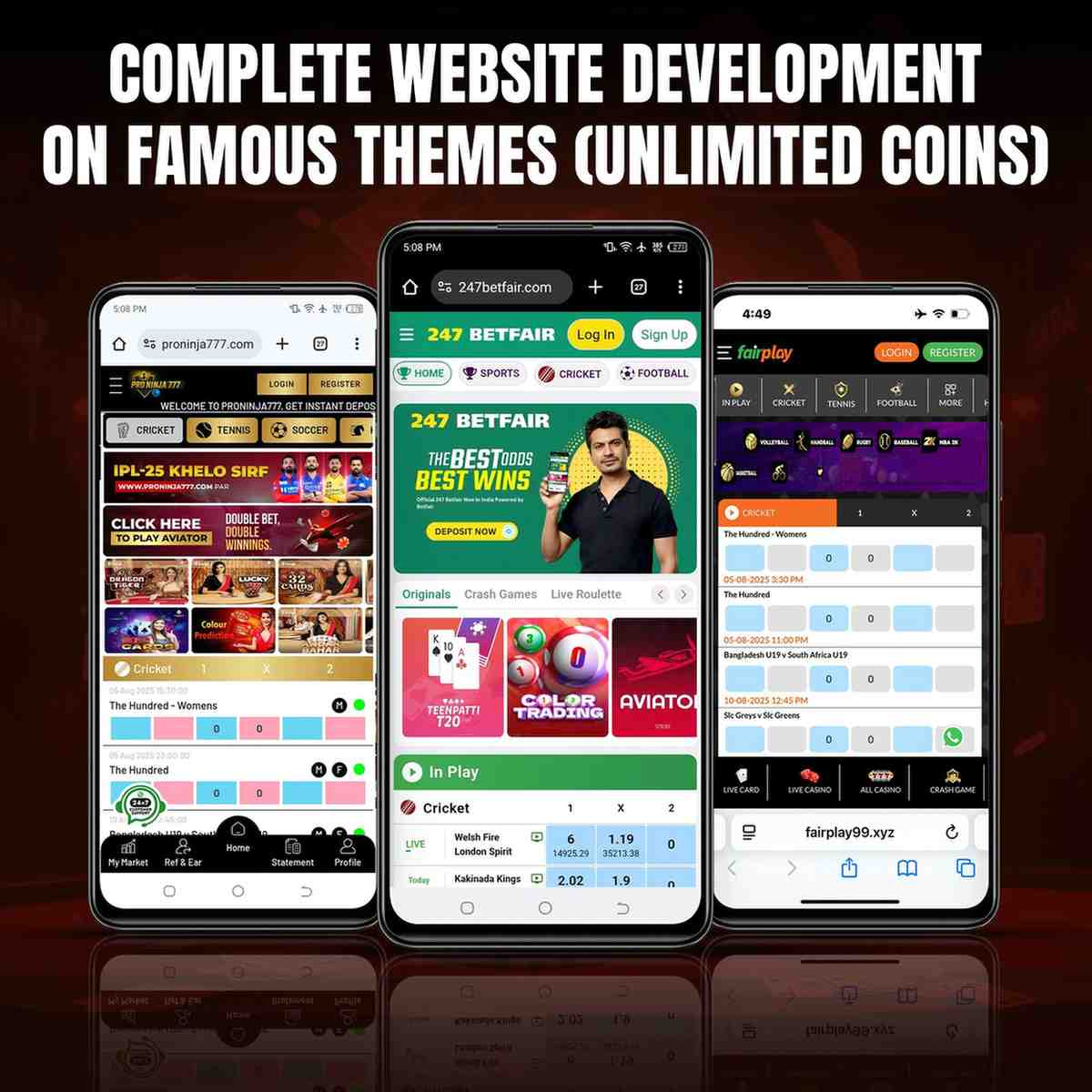 Rental gaming site preview