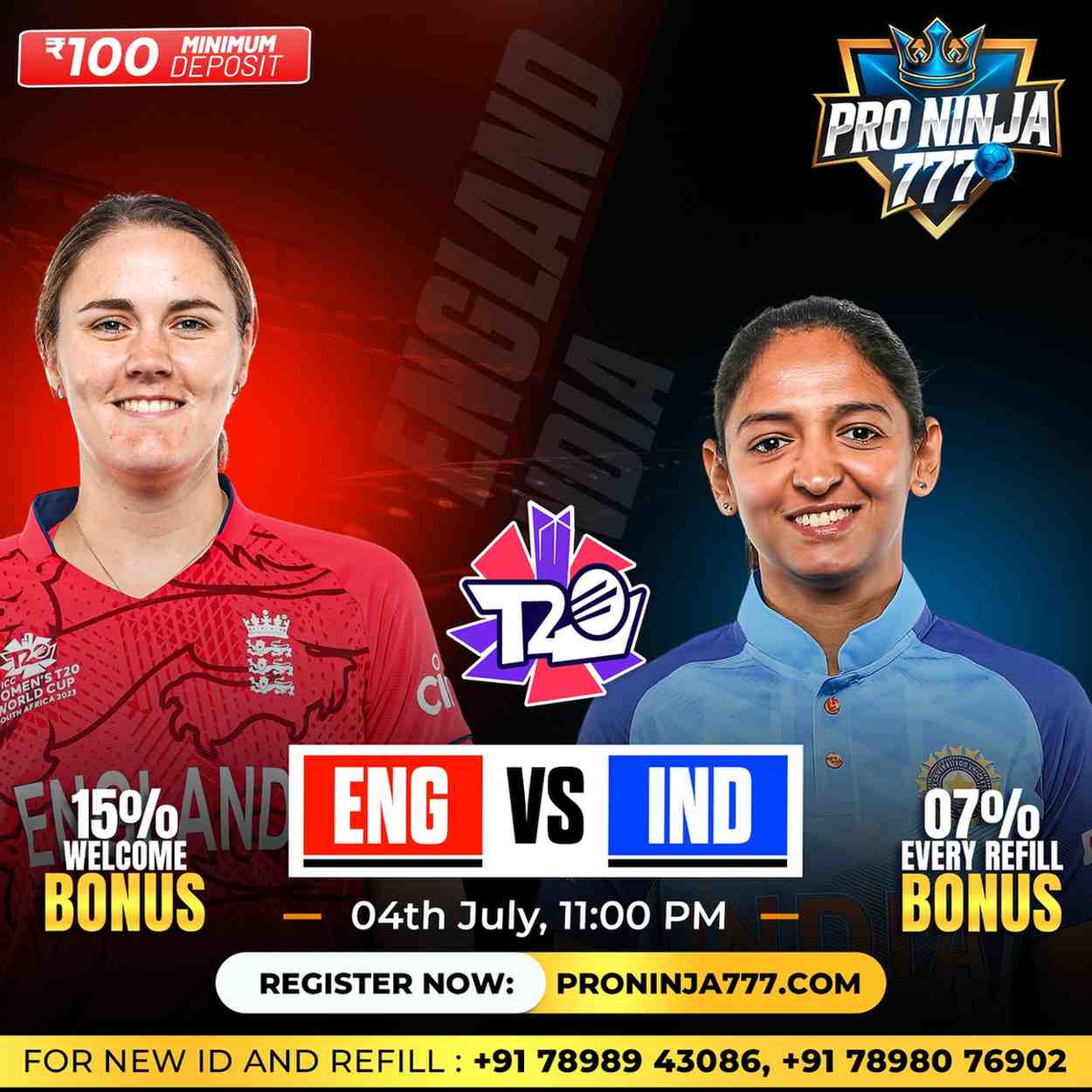 Cricket Match Posters sample